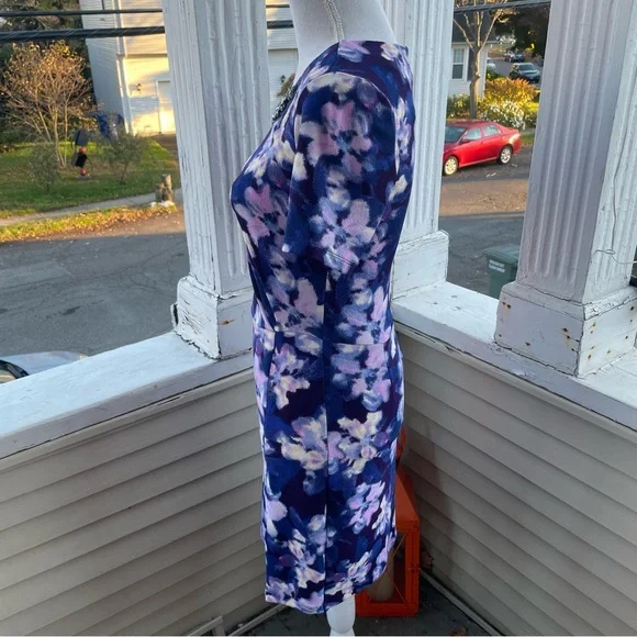 Jessica Simpson Ciara Dress in Purple Lilypad Size S (NWT) - Picture 3 of 12